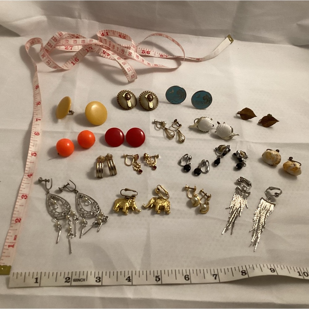 Clip on and Screwback earrings lot